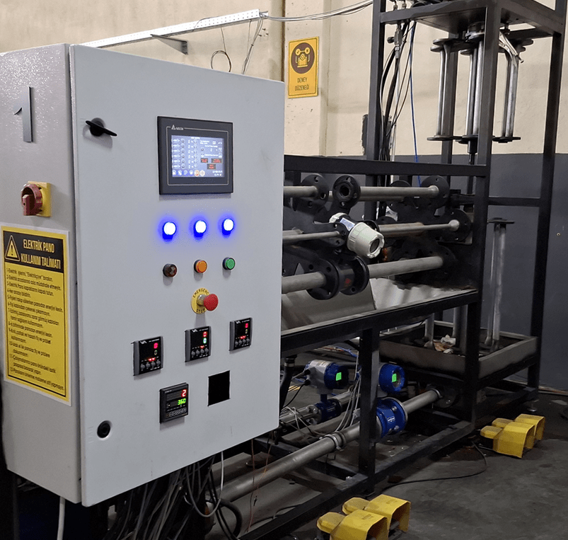 Su sayacı kalibrasyon hattı